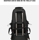 Travel Backpack Expandable 60L Padded Laptop & Built-In USB