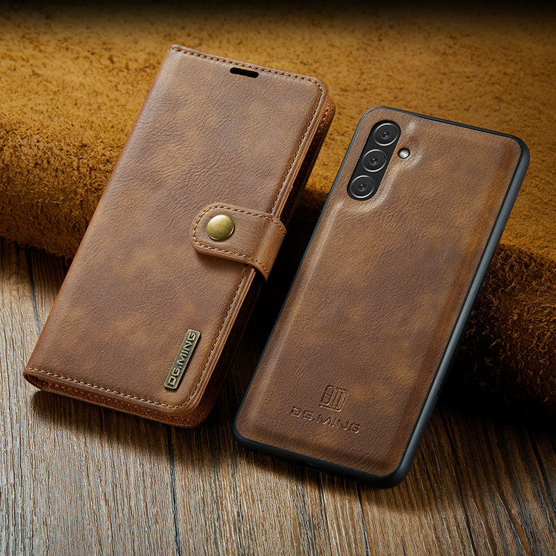 Premium Leather Cover for Samsung Phone - Dotisk