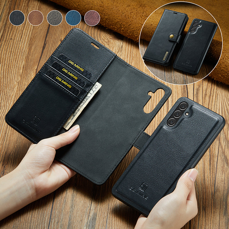 Premium Leather Cover for Samsung Phone