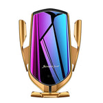 Auto-Grip Wireless Charging Phone Mount for Car Vent - Infrared Sensor, 360° Rotation, Qi Fast Charge Holder