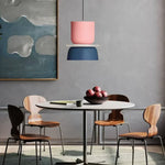 Multi-Layer Acrylic Ceiling Fixture E27 Socket 11.4 Inch Diameter Nordic Style Over Island Counter Breakfast Nook Entryway Suspended Lamp fo
