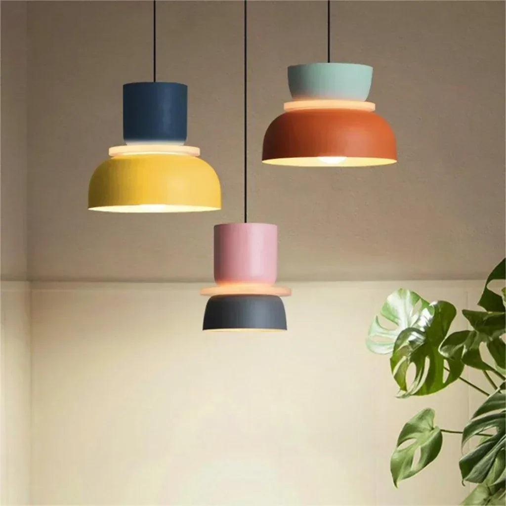 Multi-Layer Acrylic Ceiling Fixture E27 Socket 11.4 Inch Diameter Nordic Style Over Island Counter Breakfast Nook Entryway Suspended Lamp fo