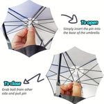 Hands-Free Sun Protection Umbrella Hat – Lightweight Outdoor Design