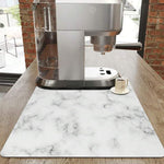 Maven Dish Drying Mat - Absorbent Diatom Mud, Non-Slip, Modern Marble Design