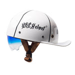 Motorcycle Helmets DOT Approved Cap Style, Lightweight Helmet with Anti UV Inner Visor, Baseball Cap Helmet with Visor