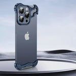 Aluminum Edge-Guard iPhone Bumper – Frameless Camera & Corner Shield for 12-17 Series