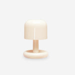 LED Nightstand Light 4 in Tall Acrylic Minimalist Desk Lamp Warm Glow USB Charging Port Bedside Reading Light Space-Saving Modern Decor