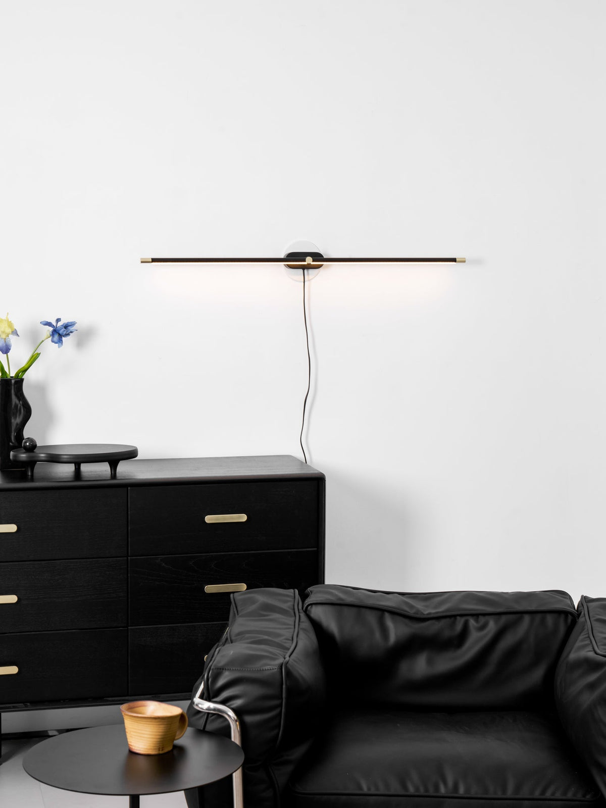 Bathroom Vanity Mirror Light Bar 27 in Metal Wall Mount LED Fixture Dimmable Warm Neutral Cool White for Makeup Bath Cabinet