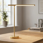 Adjustable Metal Task Lamp with LED 17 in Height Three Light Modes for Desk Reading Study Home Office Workspace Lighting Articulating Arm