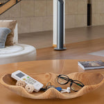 Mira Serving Fruit Tray - Rustic Wood, Natural Design