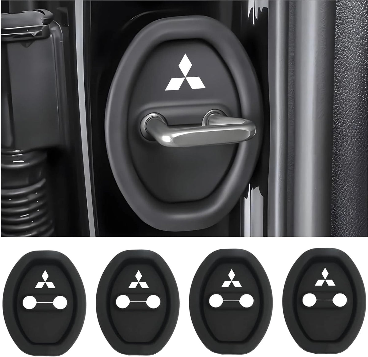Durable Car Door Edge Guards Protector (4 Pack)