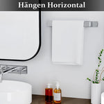 Modern Black Towel Rack with No-Drill Installation | Space-Saving Solution for Bathroom Organization