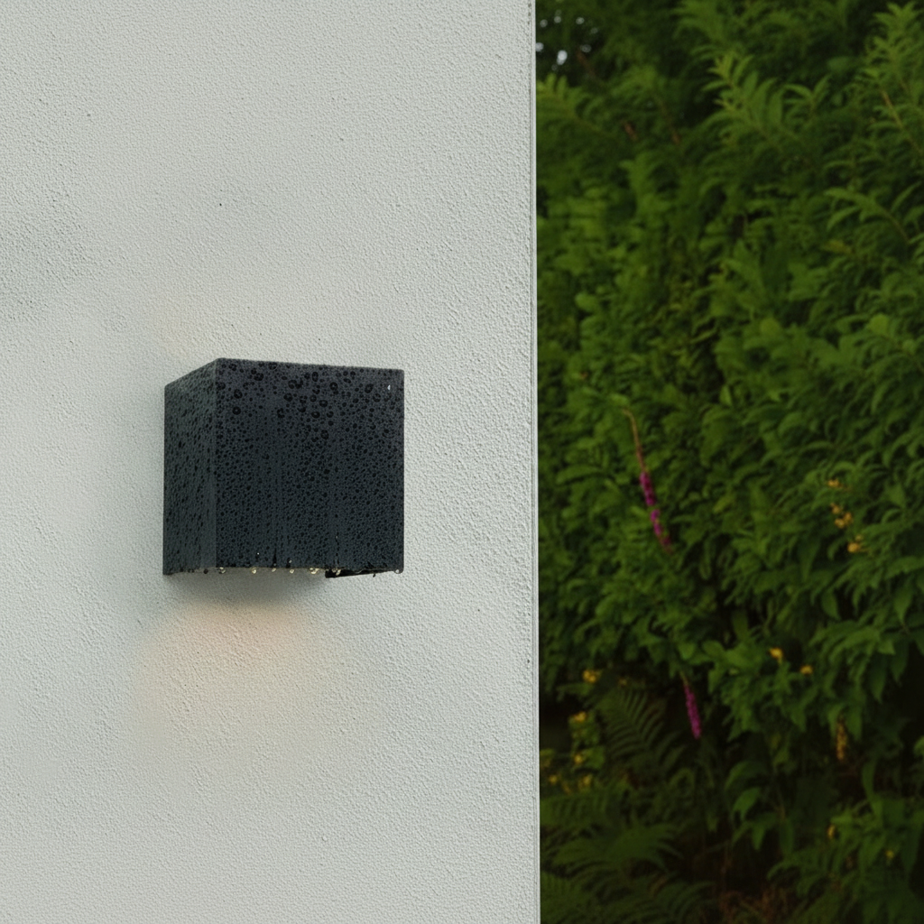 Modern Cube LED Wall Light with Motion Sensor & Rechargeable Battery | Smart Home Lighting Solution