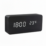 Eco Friendly LED Wood Alarm Clock