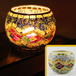 Colorful Glass Tea Light Holder for Home Decor - Dotisk