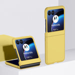 Protective Phone Case for Foldable Flip Smartphones – Anti-Fingerprint Hardshell Cover with Raised Edges & Precise Cutouts – Compatible
