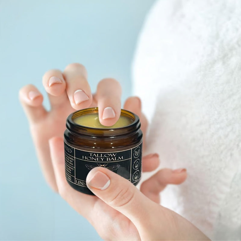 Natural Moisturizing Face Cream with Beeswax & Honey