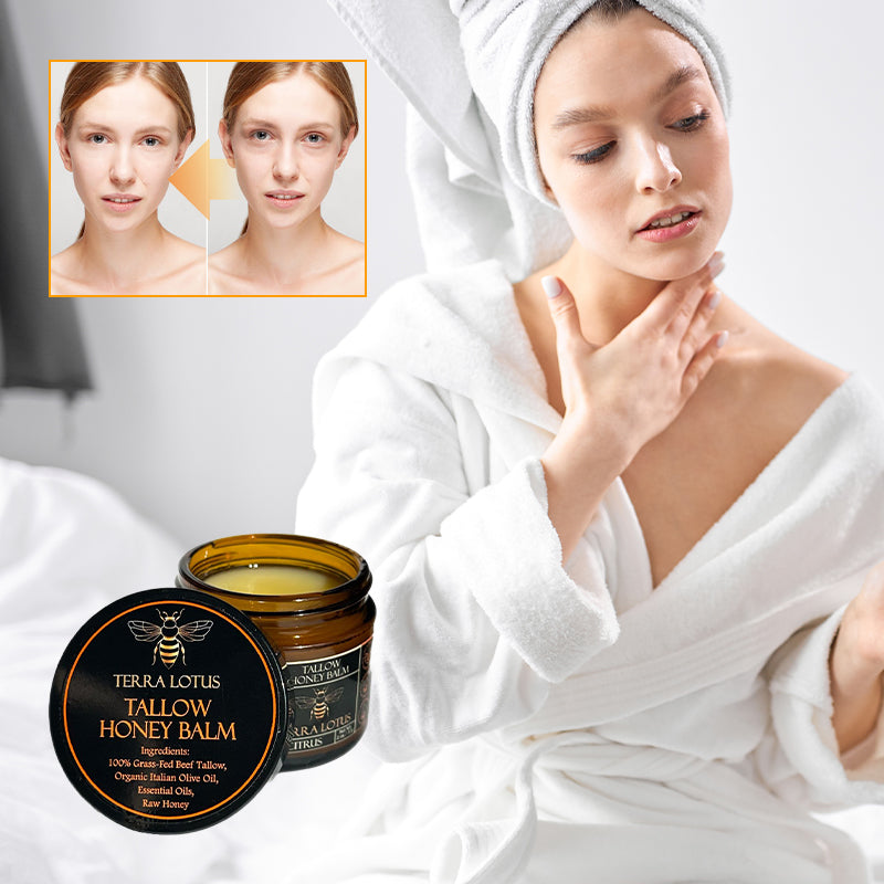 Natural Moisturizing Face Cream with Beeswax & Honey