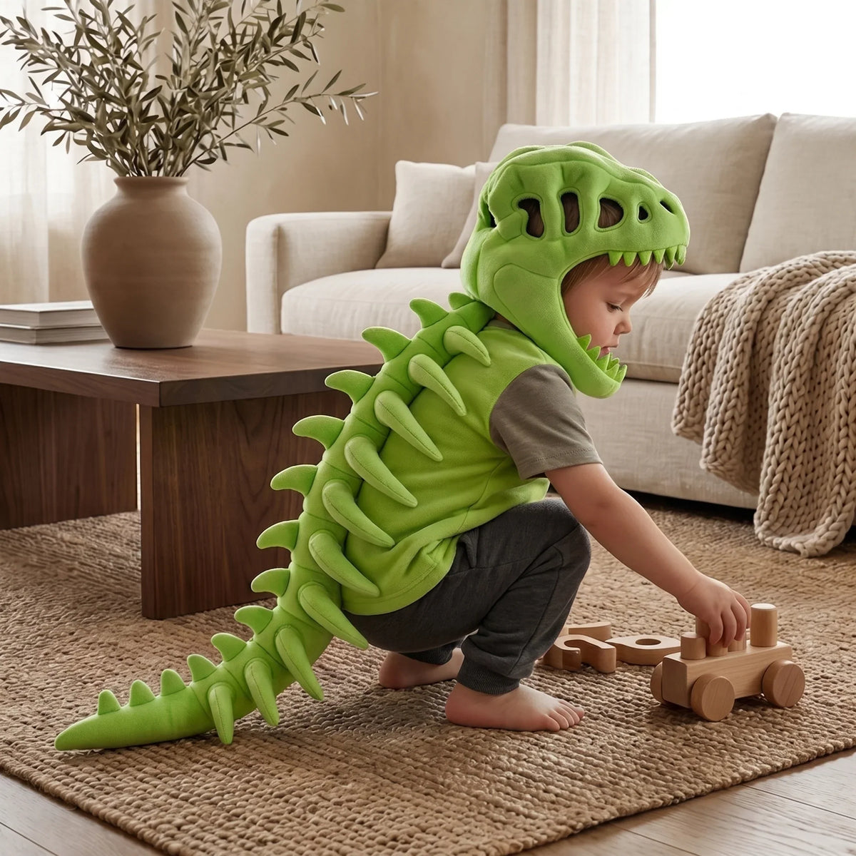Dino Plush Hoodie