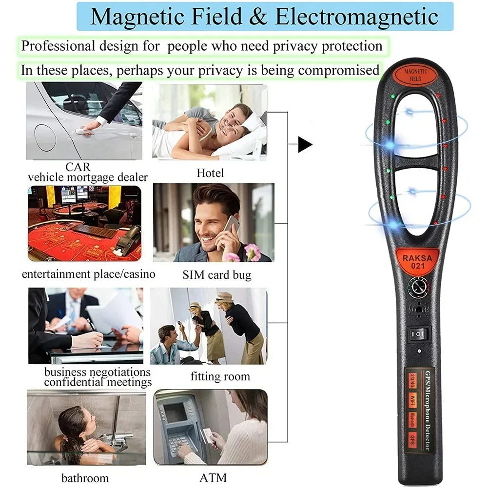 GPS Tracker Detector with Wide Detection Range for Personal Privacy Protection