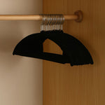 Nora Velvet Hangers - Non-Slip Coating, Set of 10