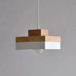 NORDLIVA – Nordic Modern Chandelier with Wood & Iron Design