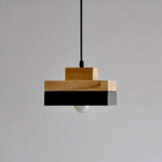 NORDLIVA – Nordic Modern Chandelier with Wood & Iron Design