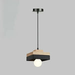 NORDLIVA – Nordic Modern Chandelier with Wood & Iron Design