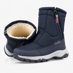Insulated Water-Resistant Snow Boots for Women – Slip-Resistant Winter Footwear with Plush Lining for Cold Weather