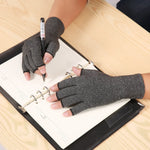 Fingerless Compression Gloves for Joint Support – Breathable Half-Finger Hand Braces for Everyday Tasks Comfort