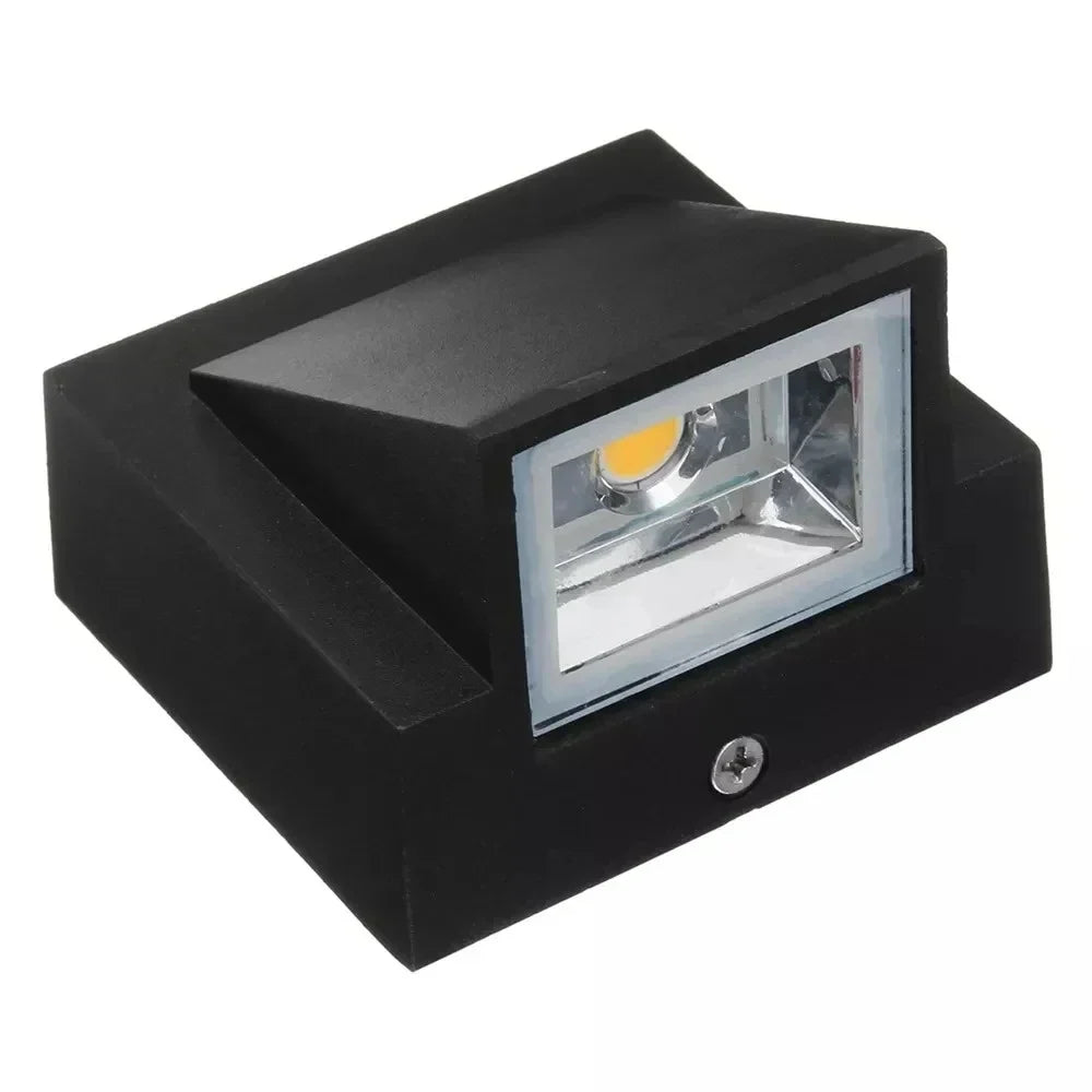 Outdoor Wall Light Fixture Weatherproof LED 5W Sconce for Patio Garden Entry Modern Exterior Lighting