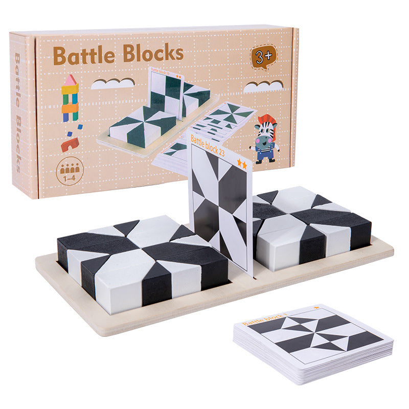 Compact Two-Tone Brain Teaser Toy