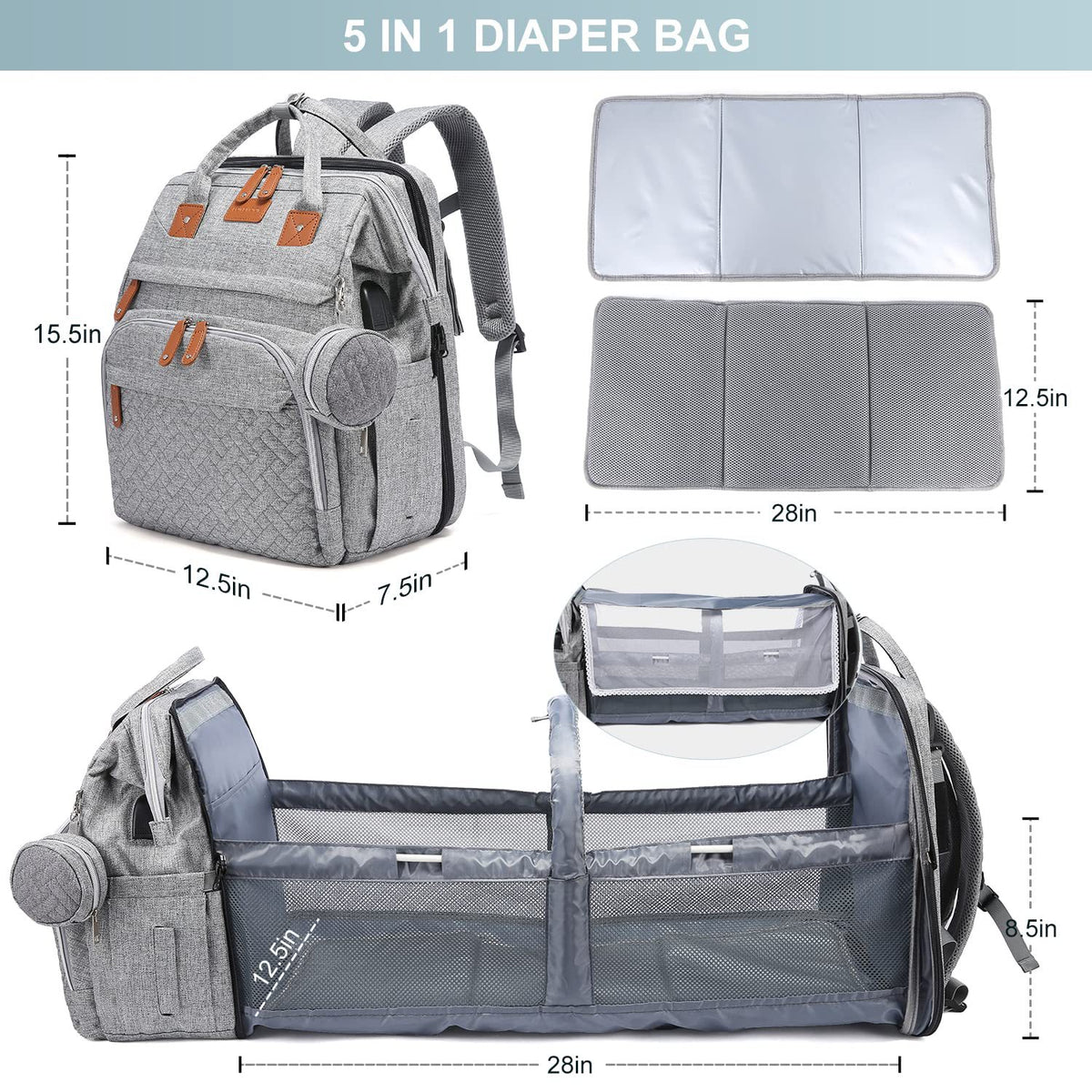 Cozy Baby Diaper Backpack