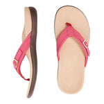 Orthopedic Arch Support Sandals for Women – Cushioned Footbed Slip-On Comfort Slides & Flat Feet Relief