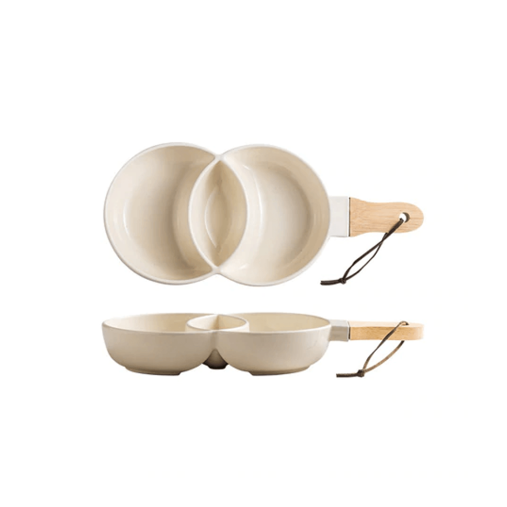 Venn Ceramic Snack Plate