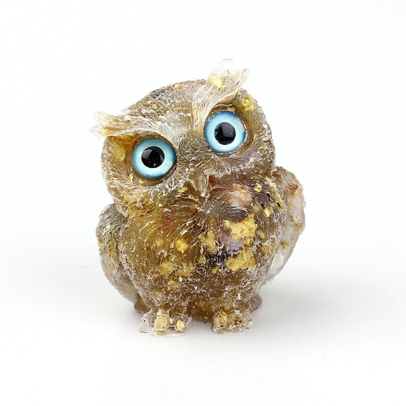 Unique Crystal Owl Decorative Figurine