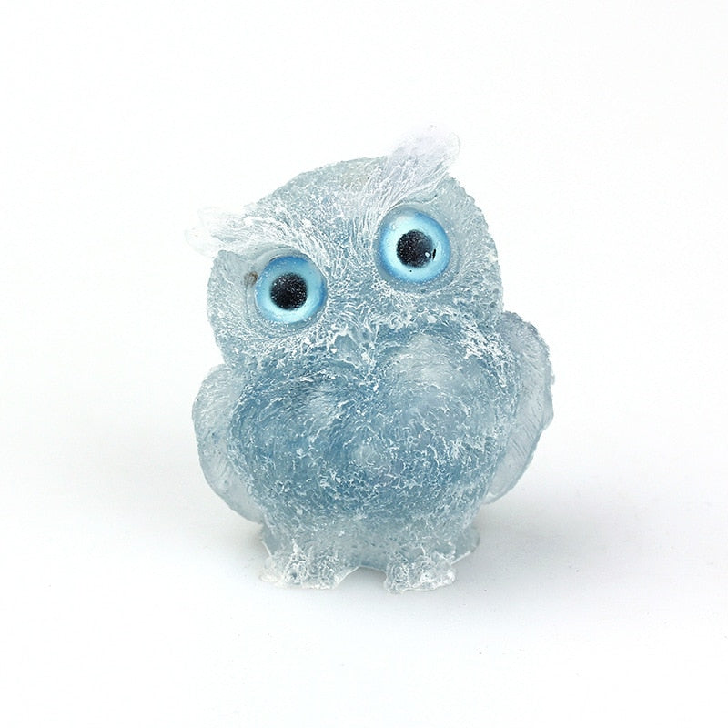Unique Crystal Owl Decorative Figurine