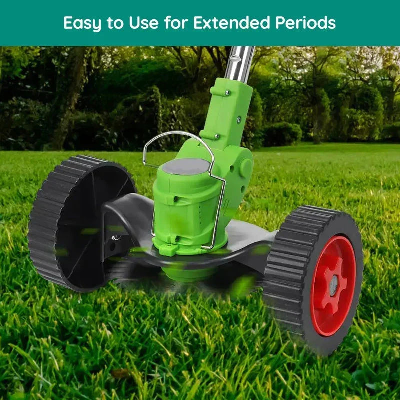 Electric Weed Eater, Electric Weed Wacker, Lawn Edger, Battery Powered Grass Cutter, Foldable Battery Weed Trimmer