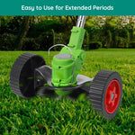 Electric Weed Eater, Electric Weed Wacker, Lawn Edger, Battery Powered Grass Cutter, Foldable Battery Weed Trimmer