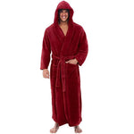 Cozy Fleece Hooded Robe for Women's Loungewear
