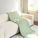 Stretch Jacquard Couch Cover with Ruffled Hem – Wrinkle-Free Furniture Protector for Sofas & Chairs – Machine Washable Slipcover