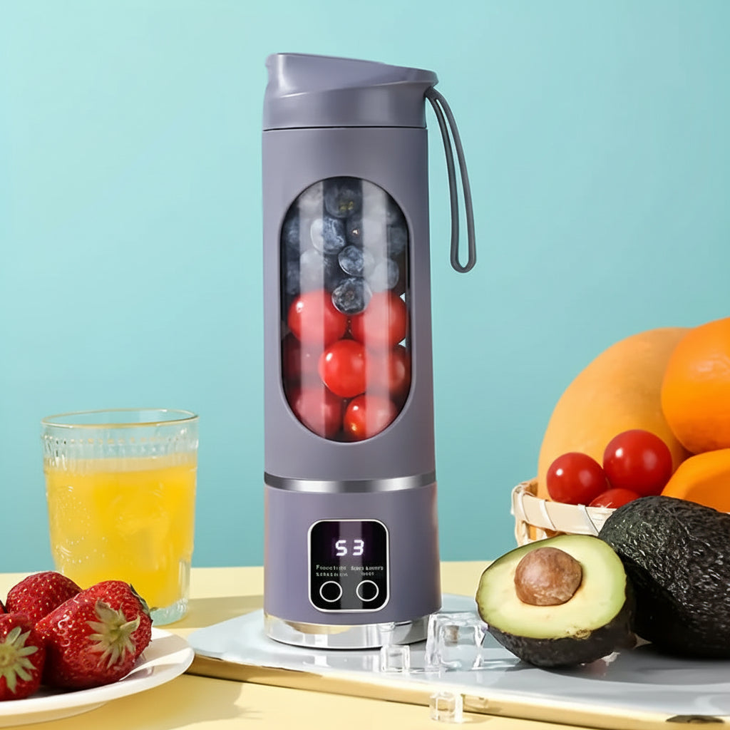 Portable Blender for Smoothies and Shakes USB Rechargeable, Cordless Personal Blender Cup with Built in Battery, Mini Blender