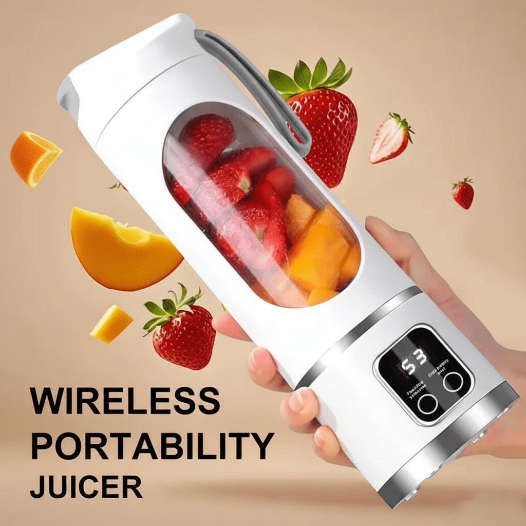Portable Blender for Smoothies and Shakes USB Rechargeable, Cordless Personal Blender Cup with Built in Battery, Mini Blender