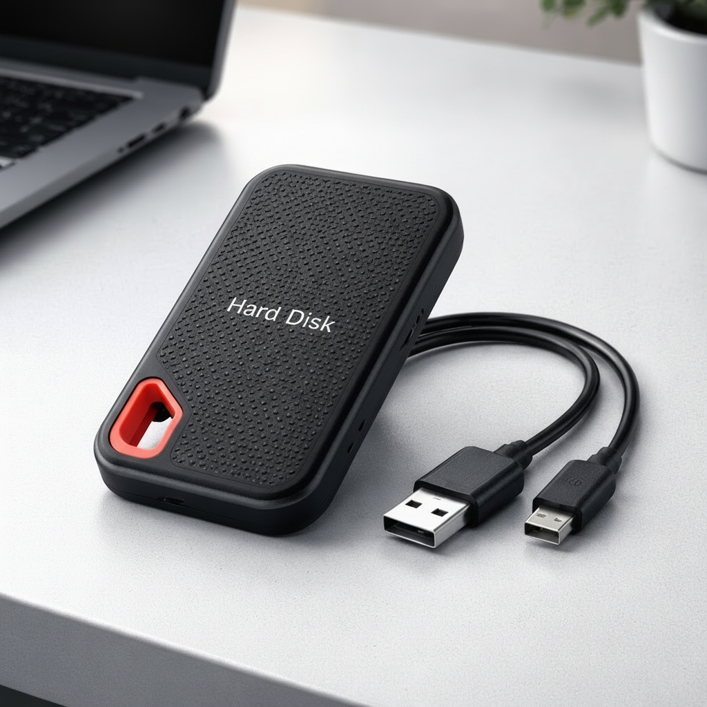 USB-C Solid-State Drive – Aluminum External Storage for Laptops, Gaming & Backup | Shock-Resistant Portable SSD