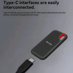 USB-C Solid-State Drive – Aluminum External Storage for Laptops, Gaming & Backup | Shock-Resistant Portable SSD
