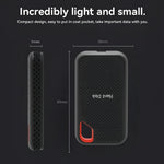 USB-C Solid-State Drive – Aluminum External Storage for Laptops, Gaming & Backup | Shock-Resistant Portable SSD