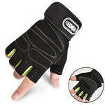 Training Gloves with Wrist Wraps & Shock-Absorbing Foam – Breathable Gym Hand Protection for Weightlifting, Cycling & CrossFit