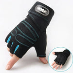 Training Gloves with Wrist Wraps & Shock-Absorbing Foam – Breathable Gym Hand Protection for Weightlifting, Cycling & CrossFit