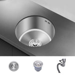 Premium Undermount Kitchen Sink | Stainless Steel Single Basin with Heat-Resistant Finish | Durable Design for Enhanced Kitchen Aesthetics