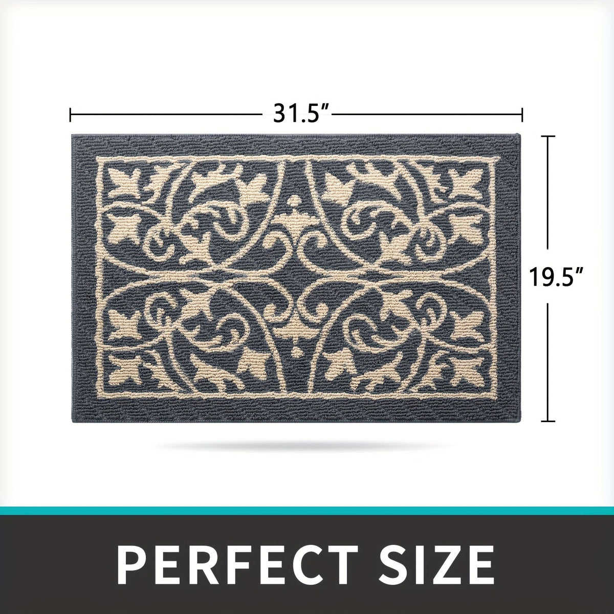 Pura Indoor Mat - Non-Slip, Washable Design for Entryways